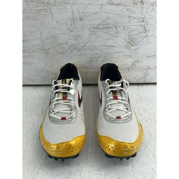 Brooks Nerve Track and Field Spikes Yellow with White Mesh Size 10.5 Spikes Incl - Picture 3 of 9